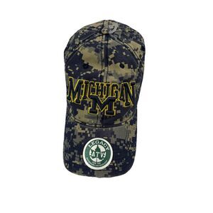 University Of Michigan Wolverines Baseball Hat Blue Digicam New Legacy ATV